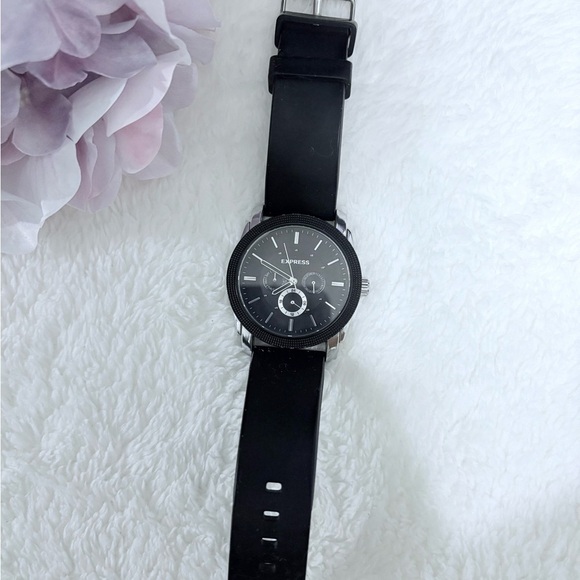 Express Rivington Multi-Function Watch - Black - Picture 1 of 3